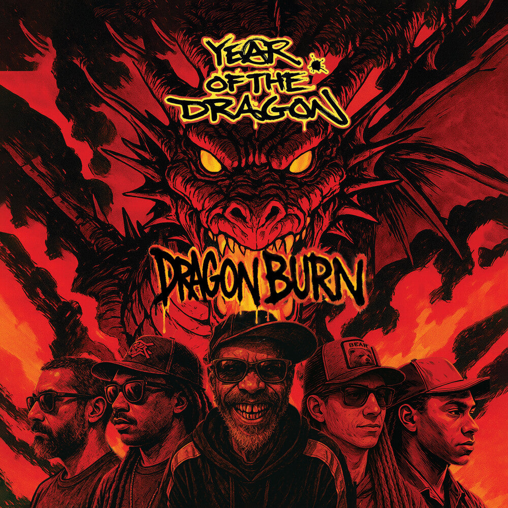 the album cover for Year Of The Dragon - Dragon Burn