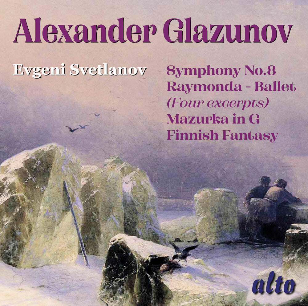 the album cover for Evgeny Svetlanov - Glazunov: Orchestral Works