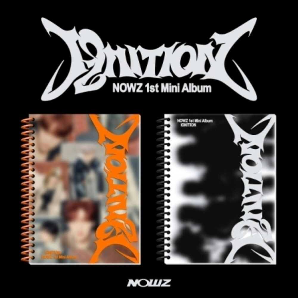 the album cover for Nowz - Ignition - incl. 100pg Photobook, 2 Photocards, Money Paper, Folded Poster + Sticker