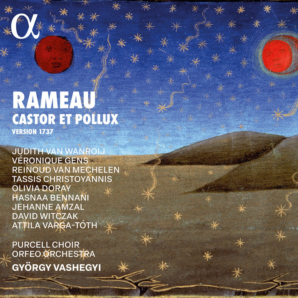 the album cover for Judith Wanroij Van - Rameau: Castor Et Pollux (1737 Version)