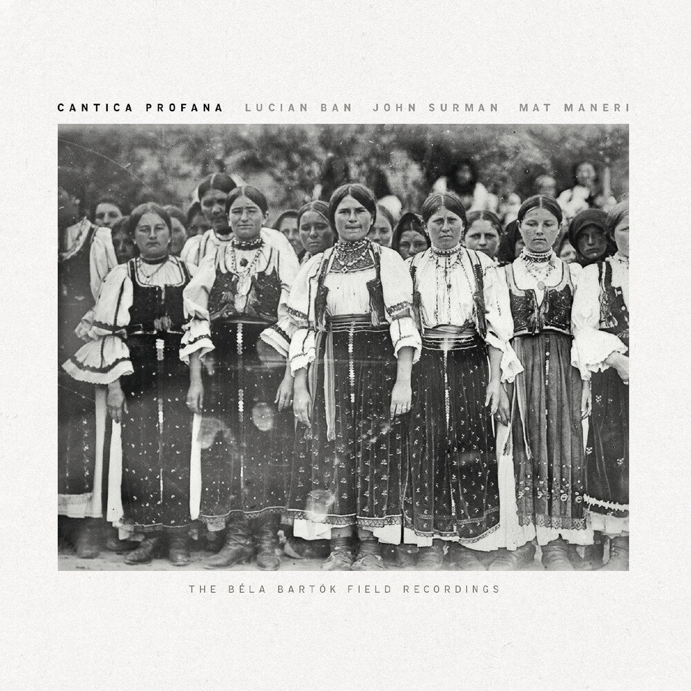 the album cover for Lucian Ban / Surman,John / Maneri,Mat - Cantica Profana