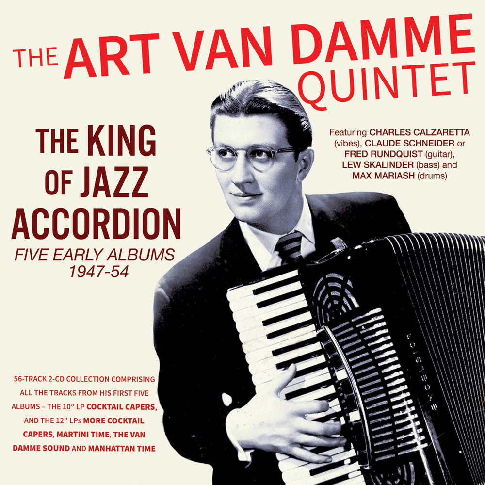 the album cover for Van Art Damme - King Of Jazz Accordion: Five Early Albums 1947-54