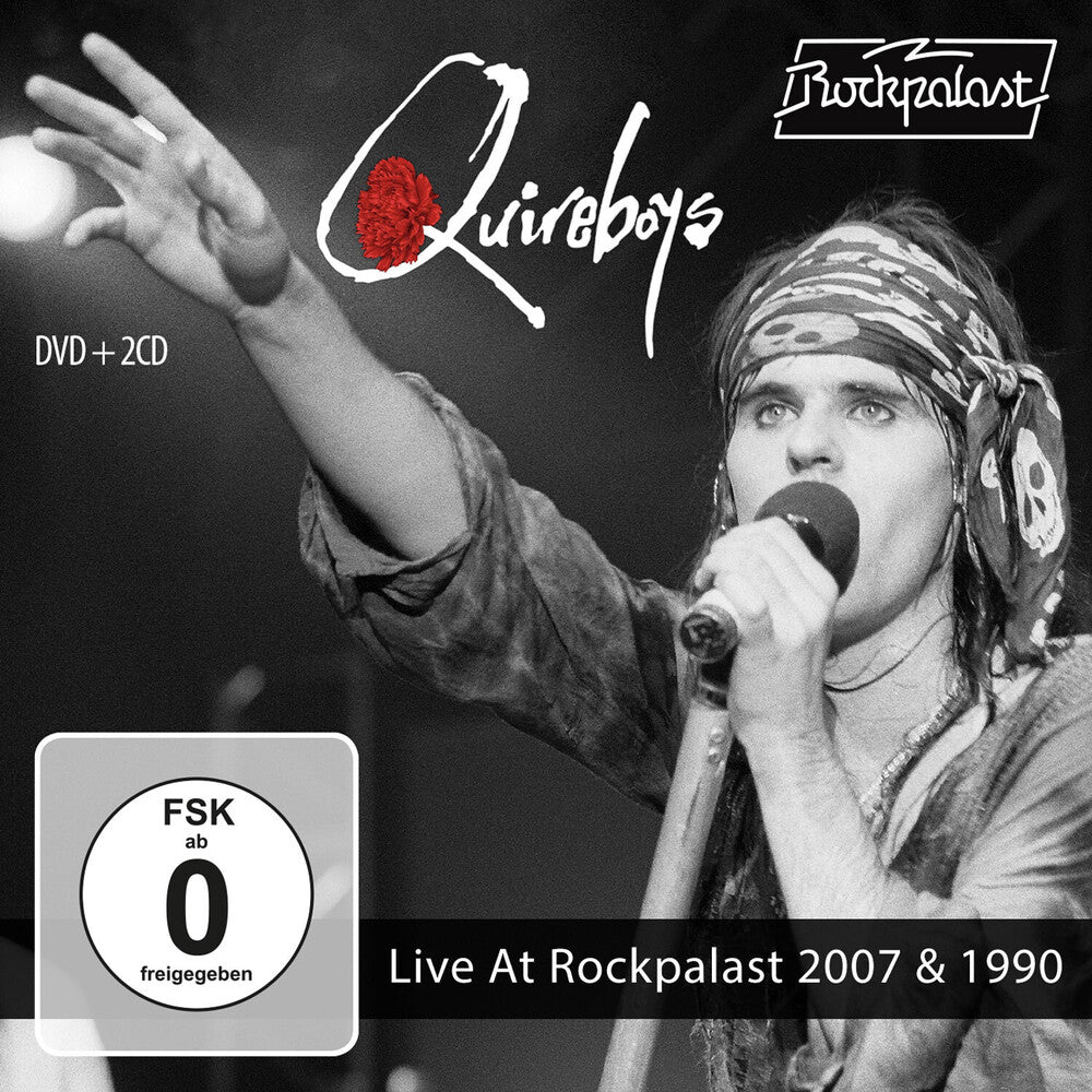 the album cover for Quireboys - Live At Rockpalast 2007 & 1990