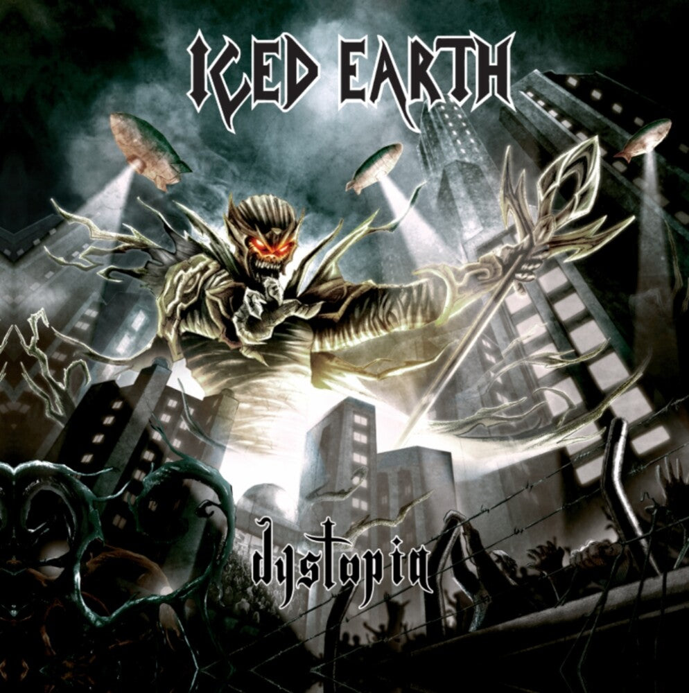 the album cover for Iced Earth - Dystopia