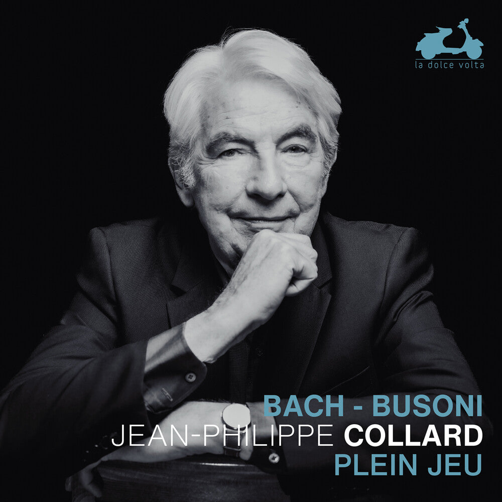 the album cover for Jean Collard -Philippe - Plein Jeu - Bach & Busoni