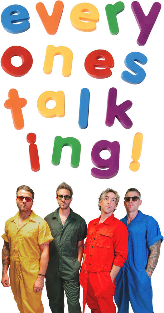 the album cover for All Time Low - Everyone's Talking