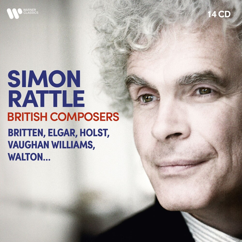 the album cover for Simon Rattle - British Composers