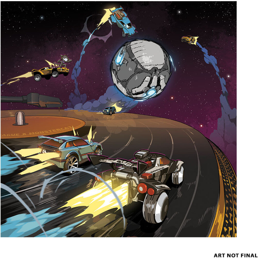 the album cover for Rocket League X Monstercat - O.S.T. (Aniv) - Rocket League X Monstercat - O.S.T. (Aniv)