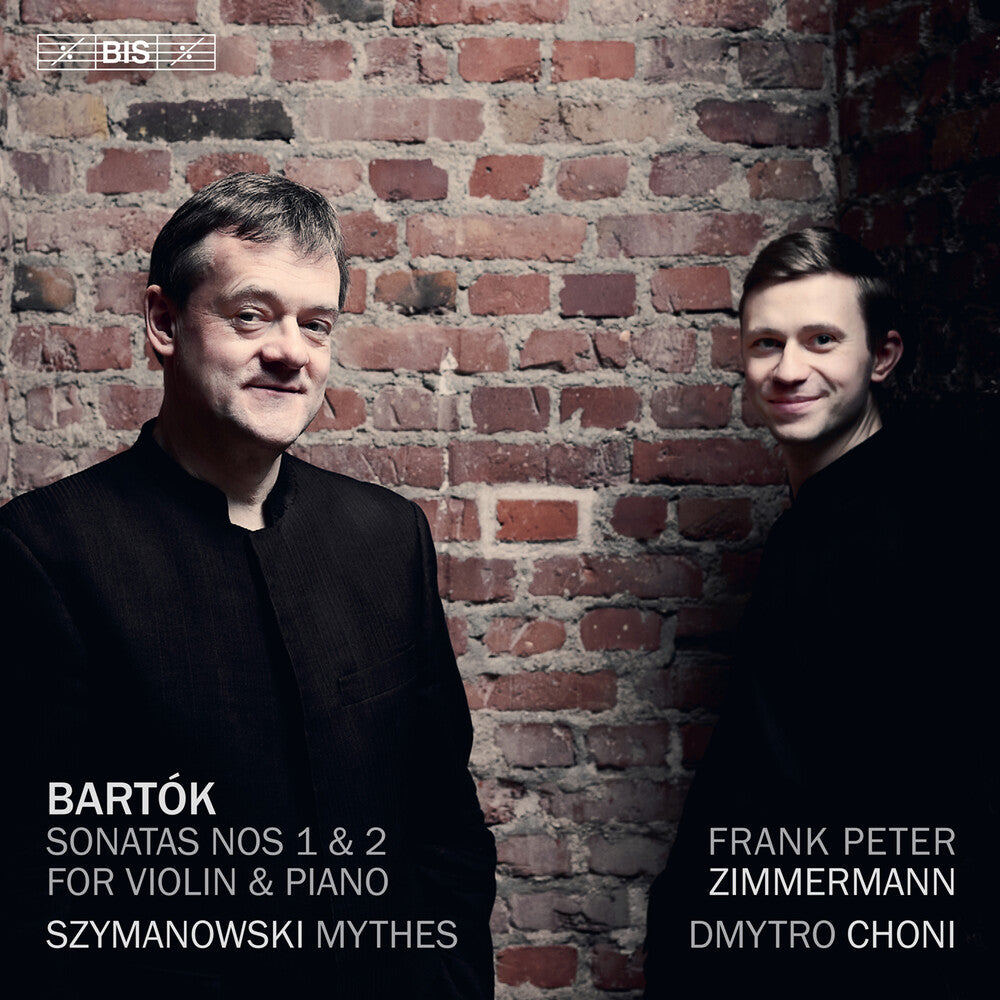 the album cover for Frank Zimmermann Peter - Frank Peter Zimmermann Plays Bartok & Szymanowski
