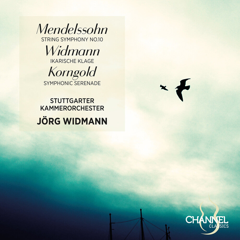 the album cover for Stuttgarter Kammerorchester - Mendelssohn: String Symphony No. 10 Widmann: Ikari