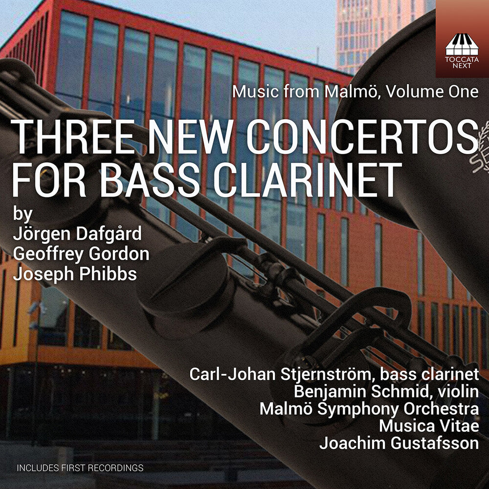 the album cover for Carl Stjernstrom -Johan - Three New Cons For Bass Clarinet