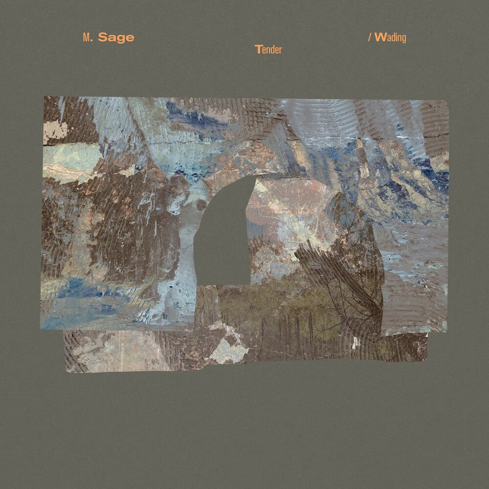the album cover for M. Sage - Tender / Wading