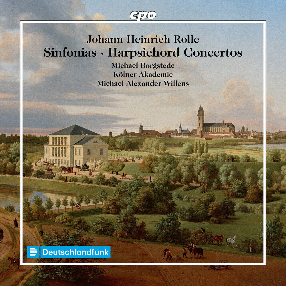 the album cover for Michael Borgstede - Sinfonias & Harpsichord Cons