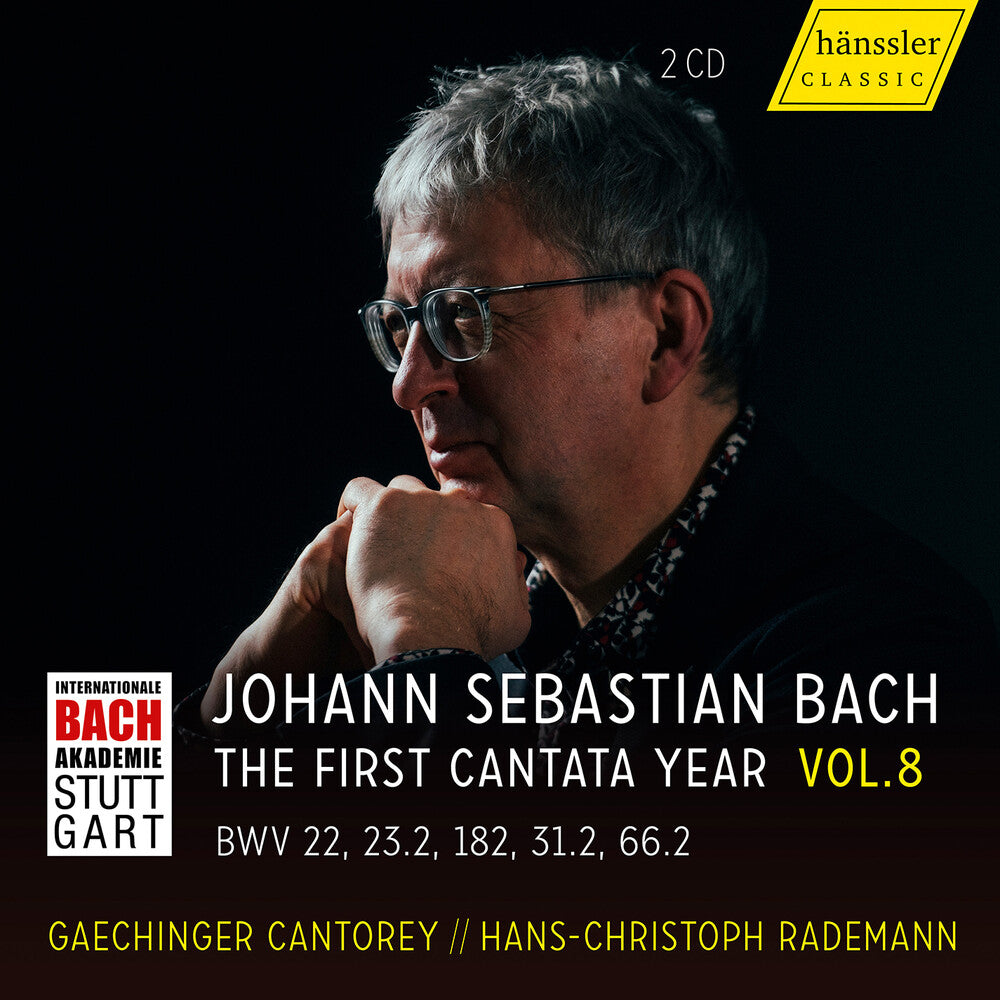 the album cover for Cantorey, Gaechinger - Vision Bach - The First Cantata Year, Vol. 8