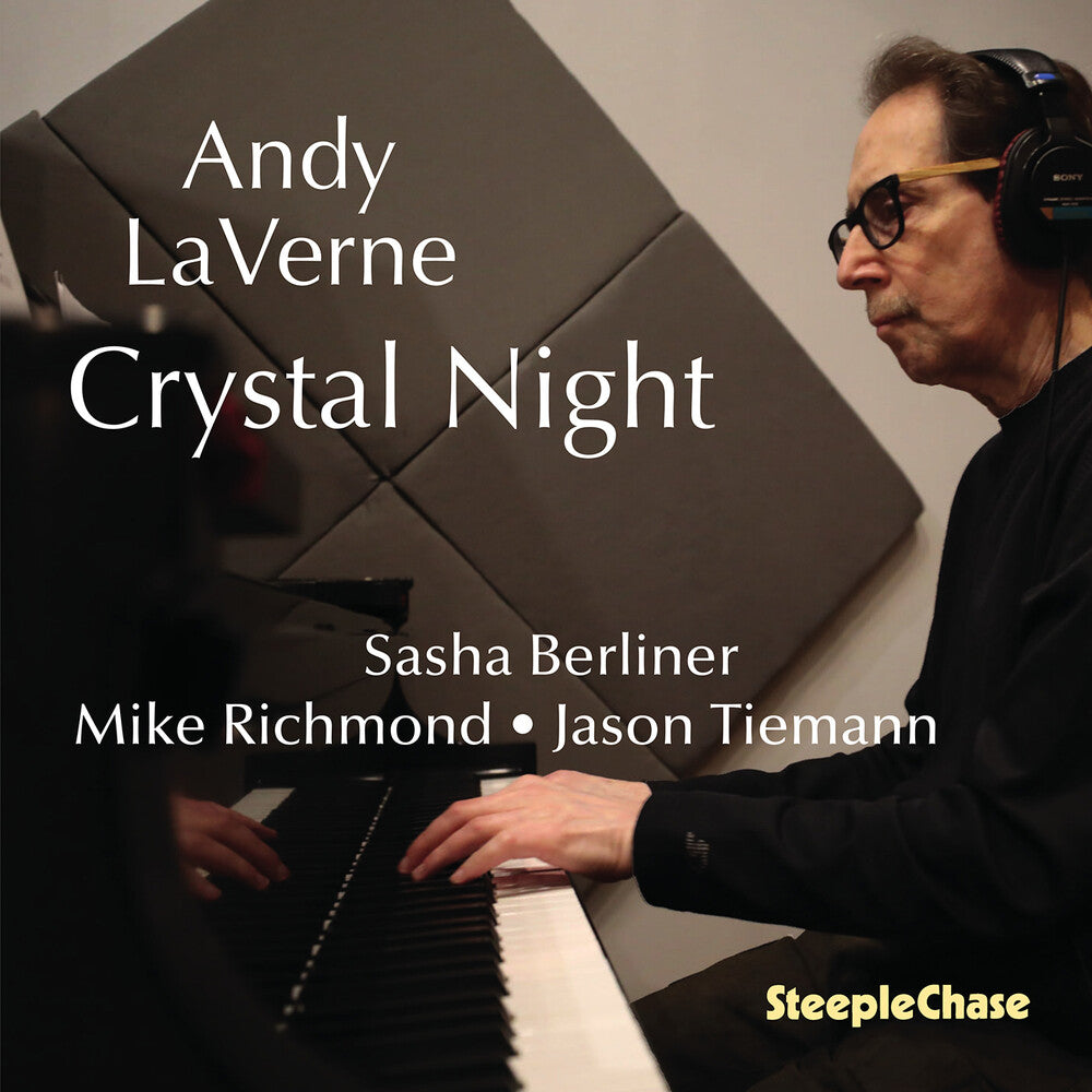 the album cover for Andy Laverne - Crystal Night