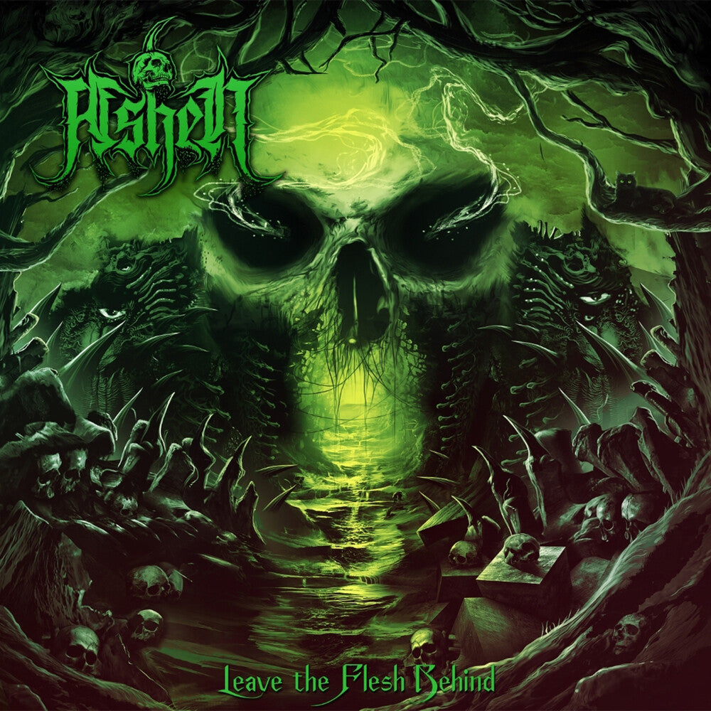 the album cover for Ashen - Leave The Flesh Behind