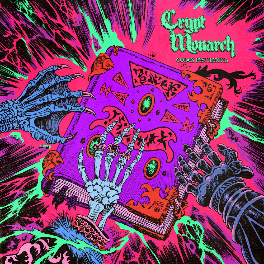 the album cover for Crypt Monarch - Codex Pestilentia