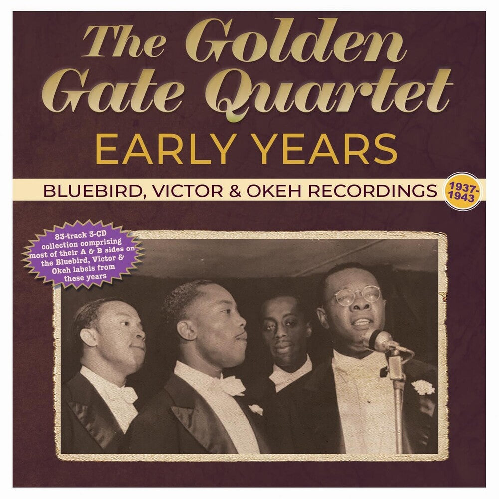the album cover for Golden Gate - Early Years: Bluebird, Victor & Okeh Recordings