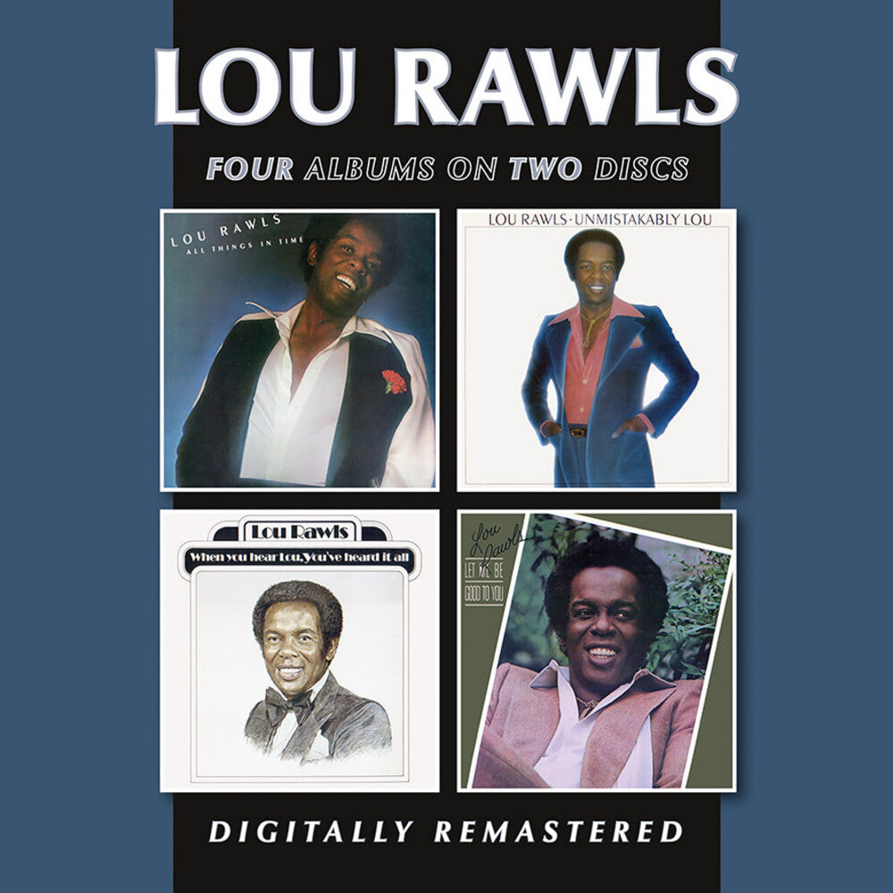the album cover for Lou Rawls - All Things In Time / Unmistakably Lou / When You
