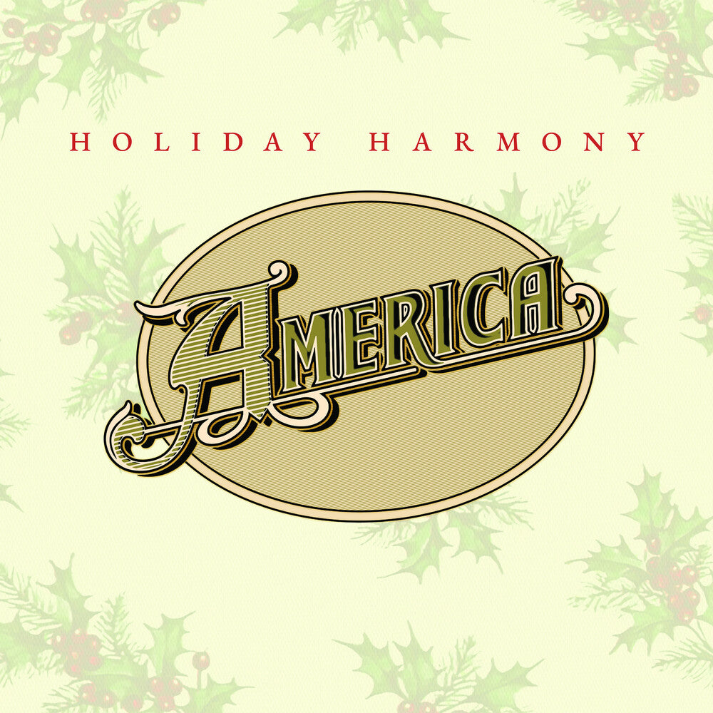 the album cover for America - Holiday Harmony