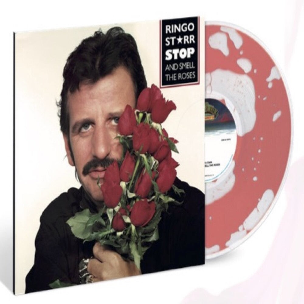 the album cover for Ringo Starr - Stop & Smell The Roses - Liquid Vinyl Numbered