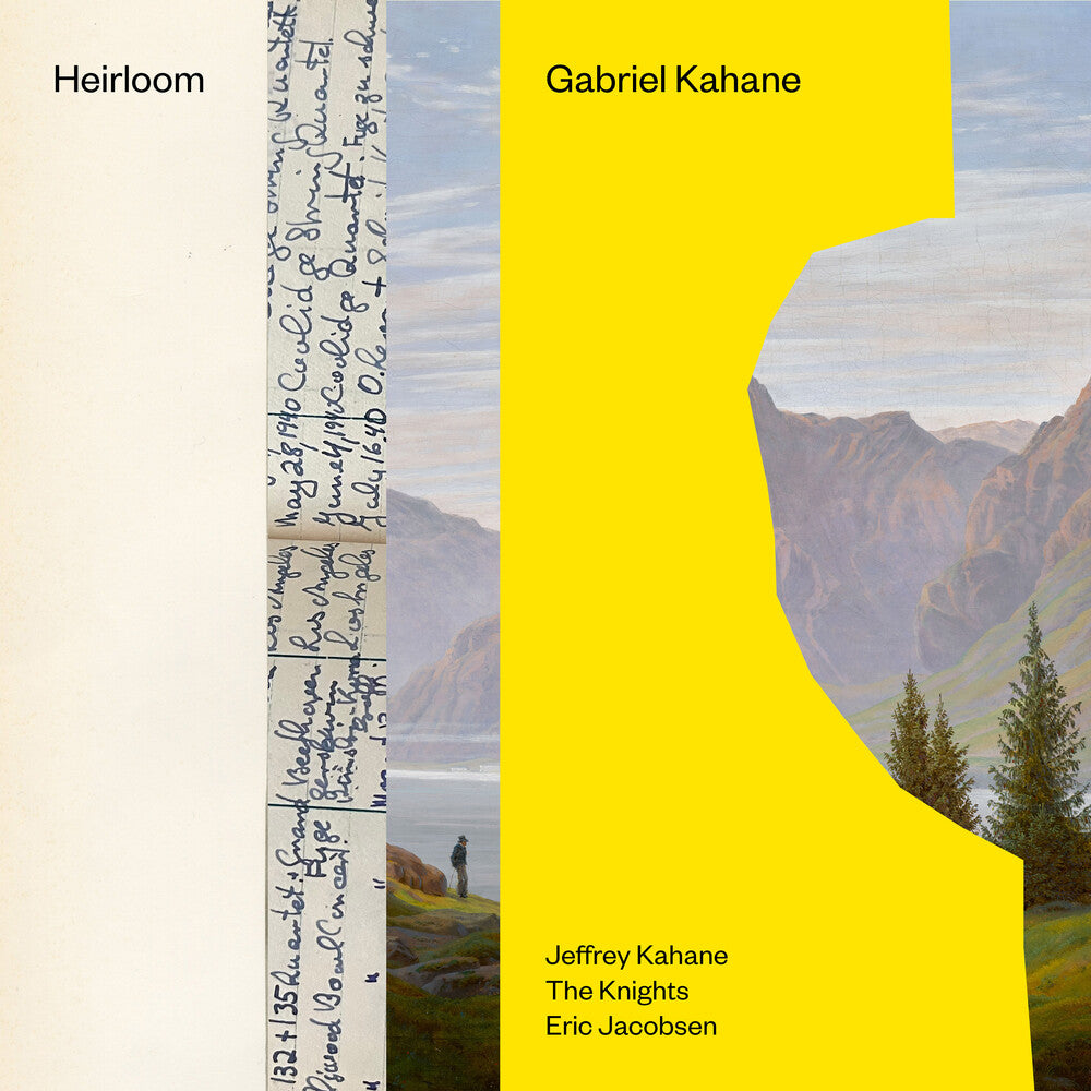 the album cover for Gabriel Kahane / Kahane / Knights / Jacobsen - Gabriel Kahane: Heirloom