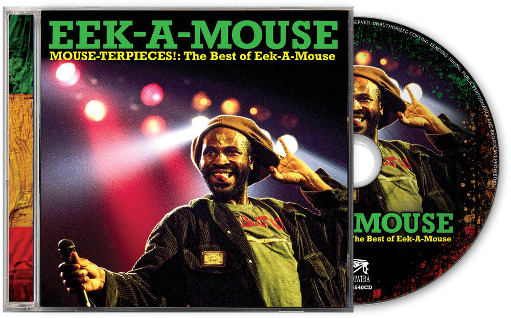 the album cover for Eek-A-Mouse - Mouse-terpieces: Best of Eek-A-Mouse