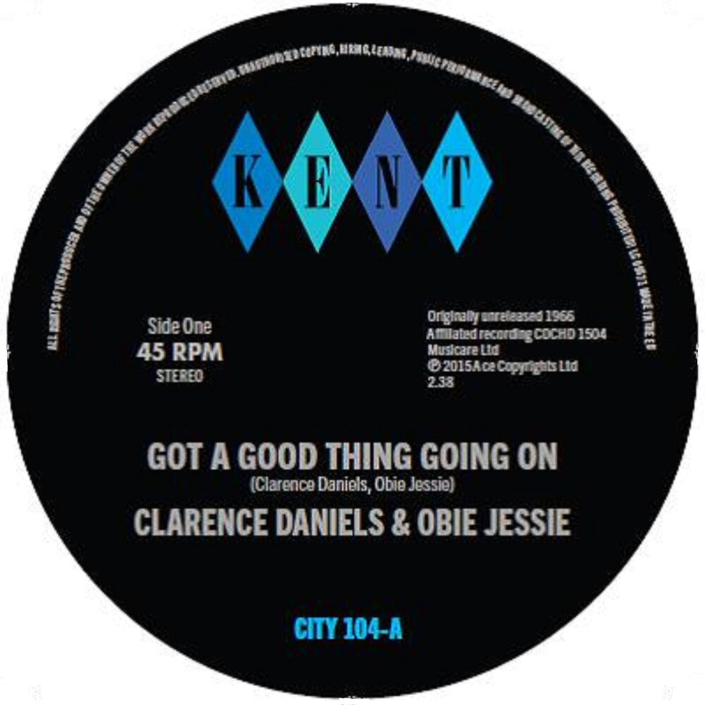 the album cover for Clarence Daniels Orchestra - Got A Good Thing Going On /Hard Working Girl (Uk)