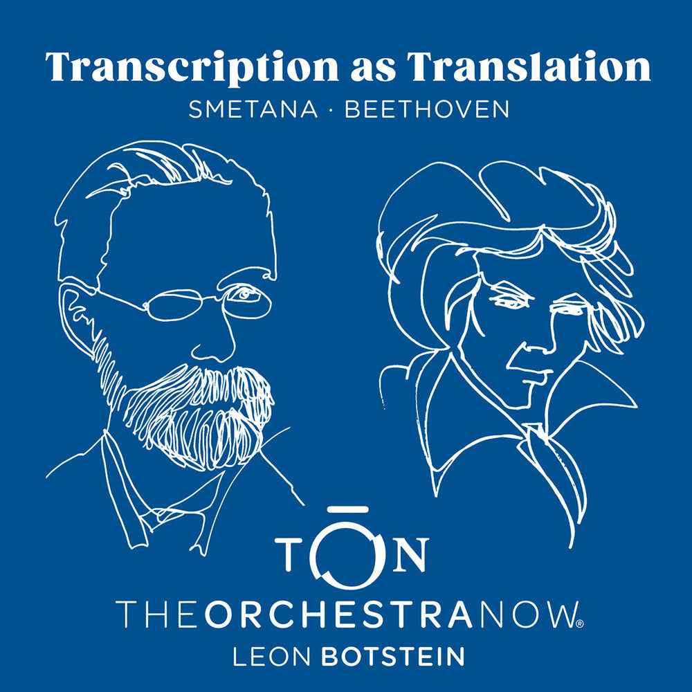 the album cover for Orchestra Now - Transcription As Translation - Beethoven & Smetana