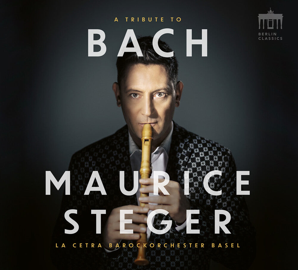 the album cover for Maurice Steger - Tribute To Bach
