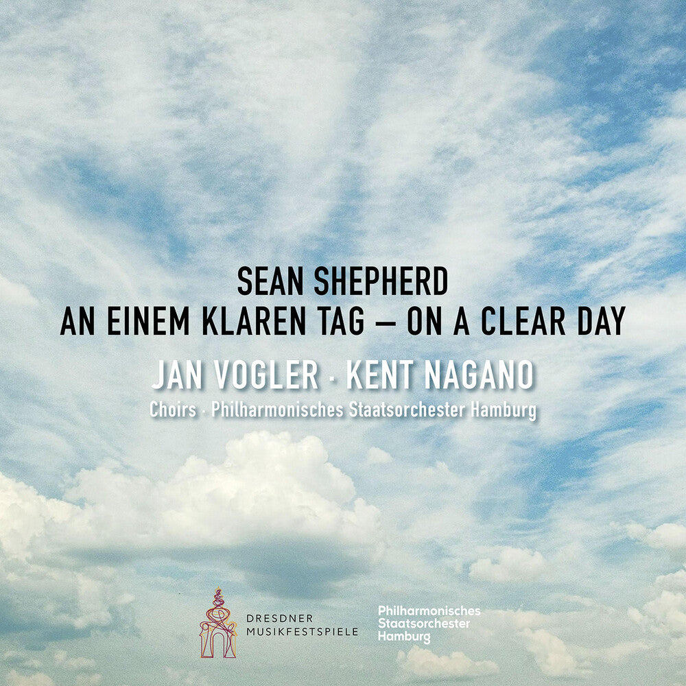 the album cover for Jan Vogler - Sean Shepherd: On A Clear Day - An Einem Klaren Ta