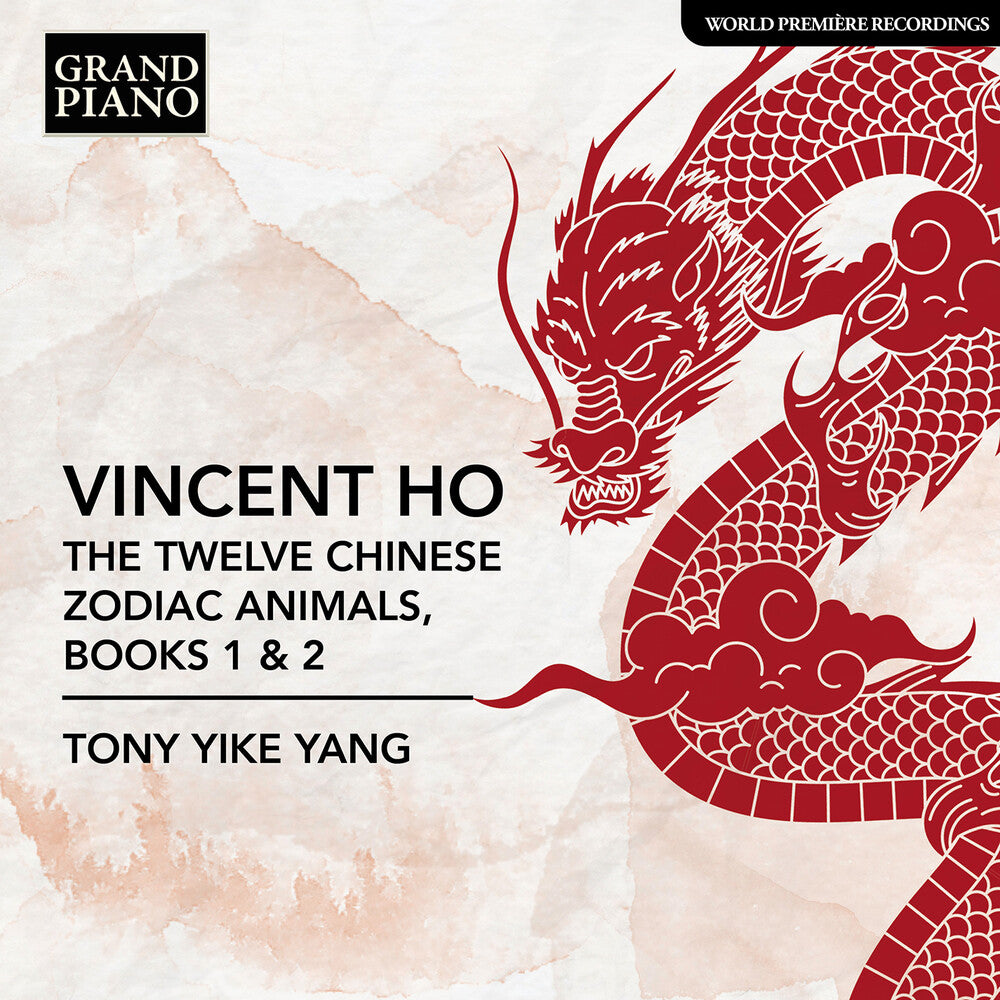the album cover for Tony Yike - Vincent Ho: The Twelve Chinese Zodiac Animals Book