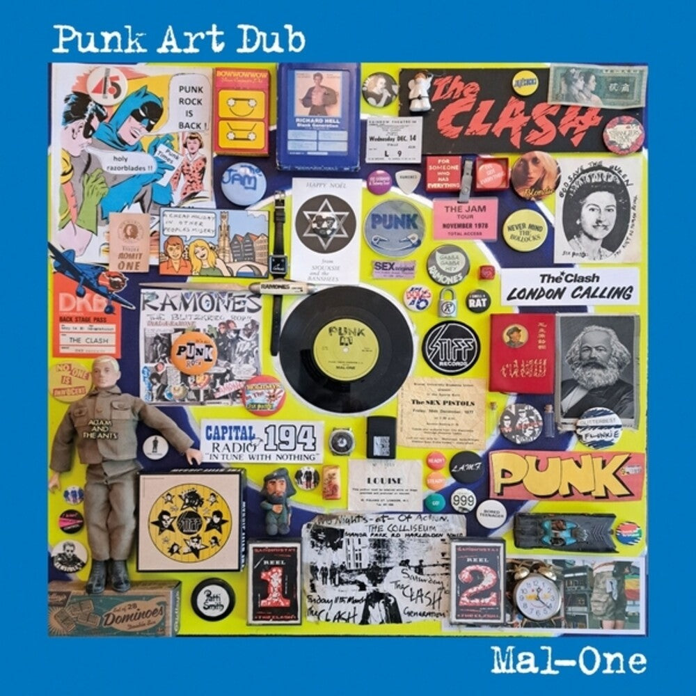 the album cover for Mal-One - Punk Art Dub