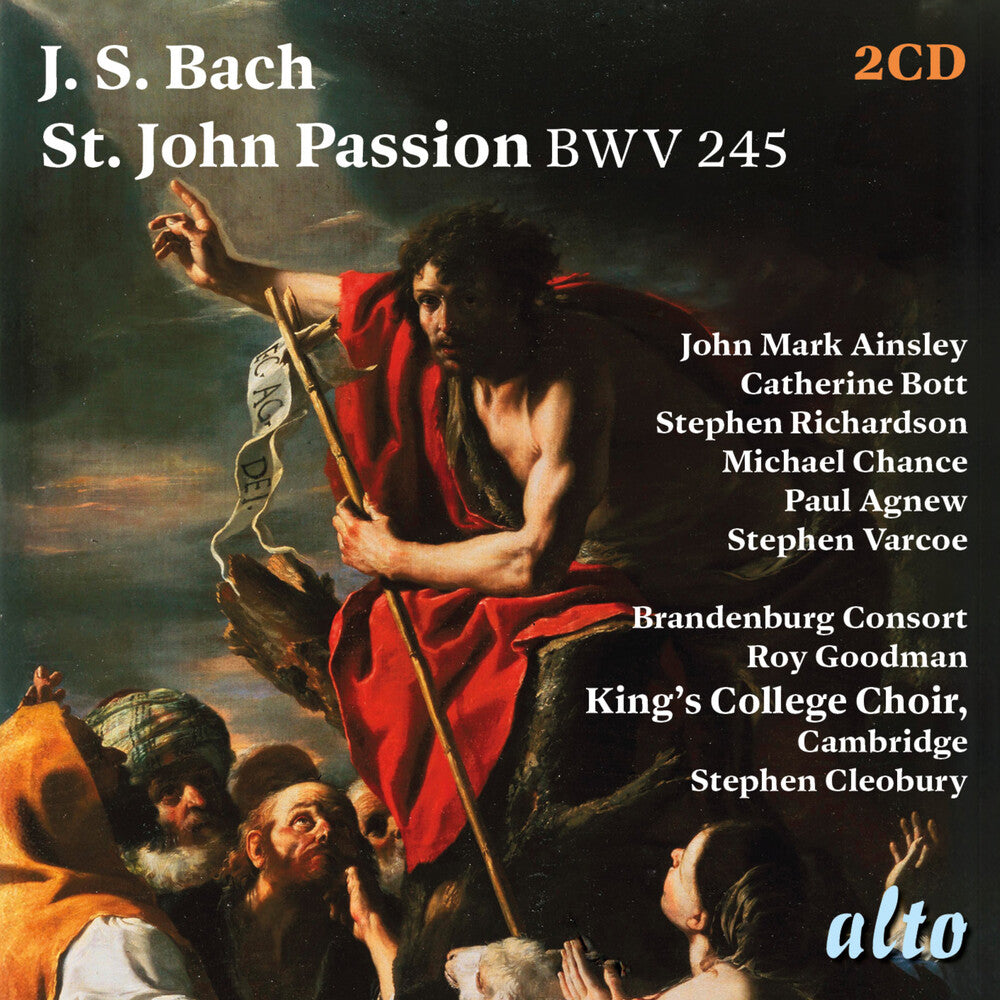 the album cover for John Ainsley Mark / Bott,Catherine - J.S. Bach: St. John Passion Bwv 245