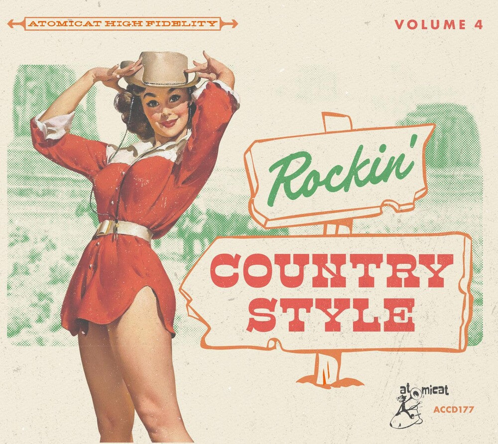 the album cover for Rockin Country Style 4 / Various - Rockin Country Style 4 / Various