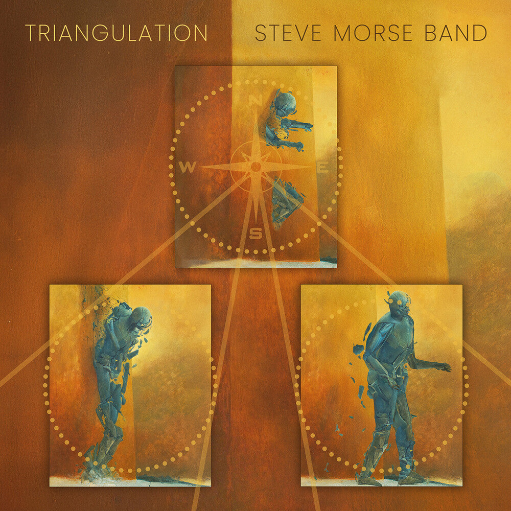 the album cover for Steve Morse Band - Triangulation