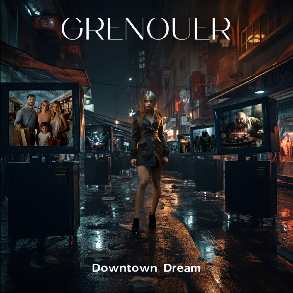 the album cover for Grenouer - Downtown Dream