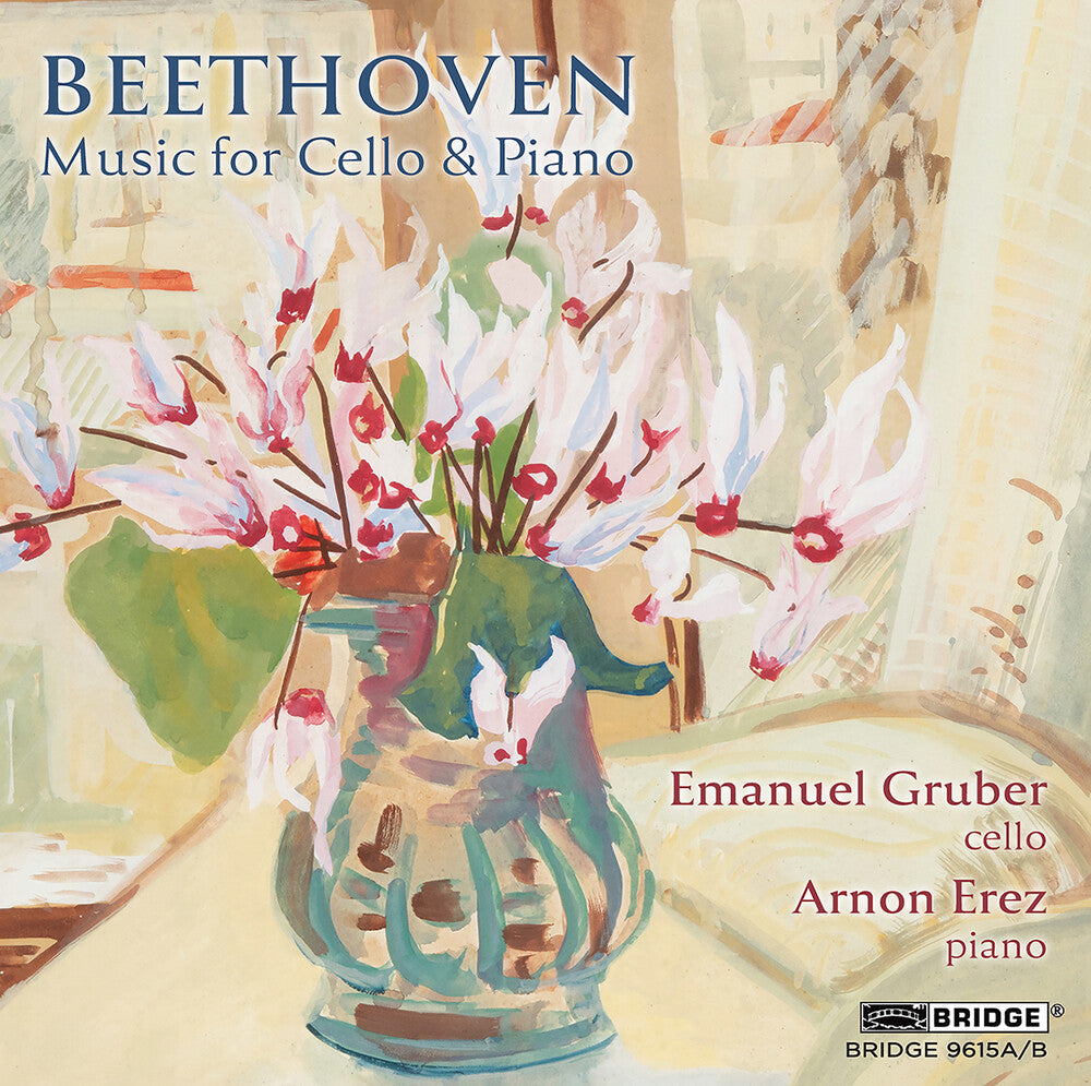 the album cover for Emanuel Gruber - Beethoven: Music For Cello & Piano