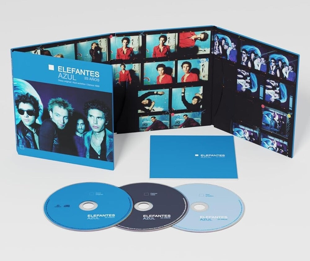 the album cover for Elefantes - Azul 25 Aniversario (Spa)