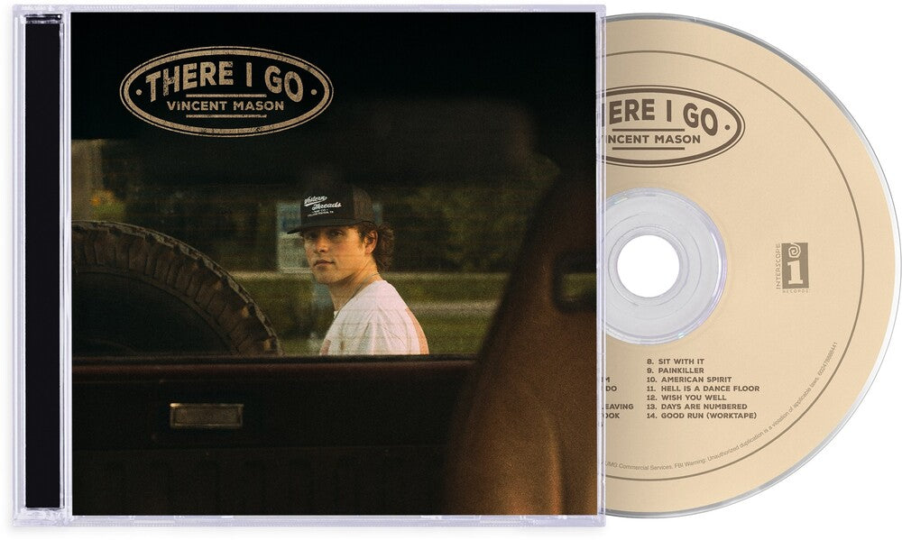 the album cover for Vincent Mason - There I Go