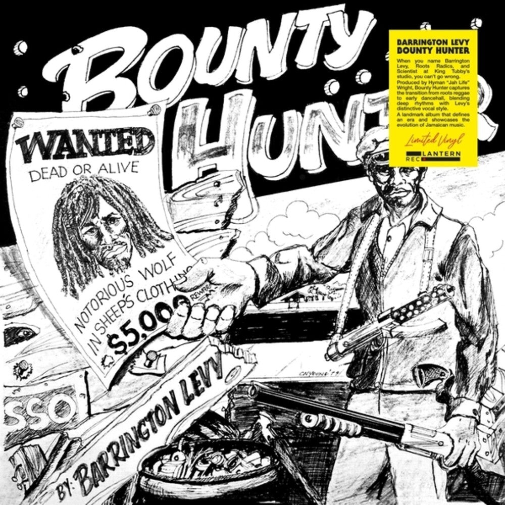 the album cover for Barrington Levy - Bounty Hunter