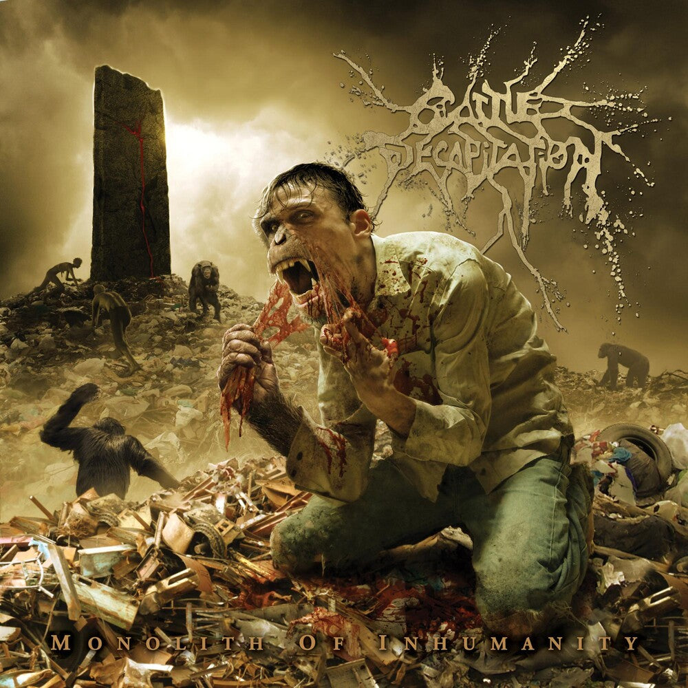 the album cover for Cattle Decapitation - Monolith Of Inhumanity