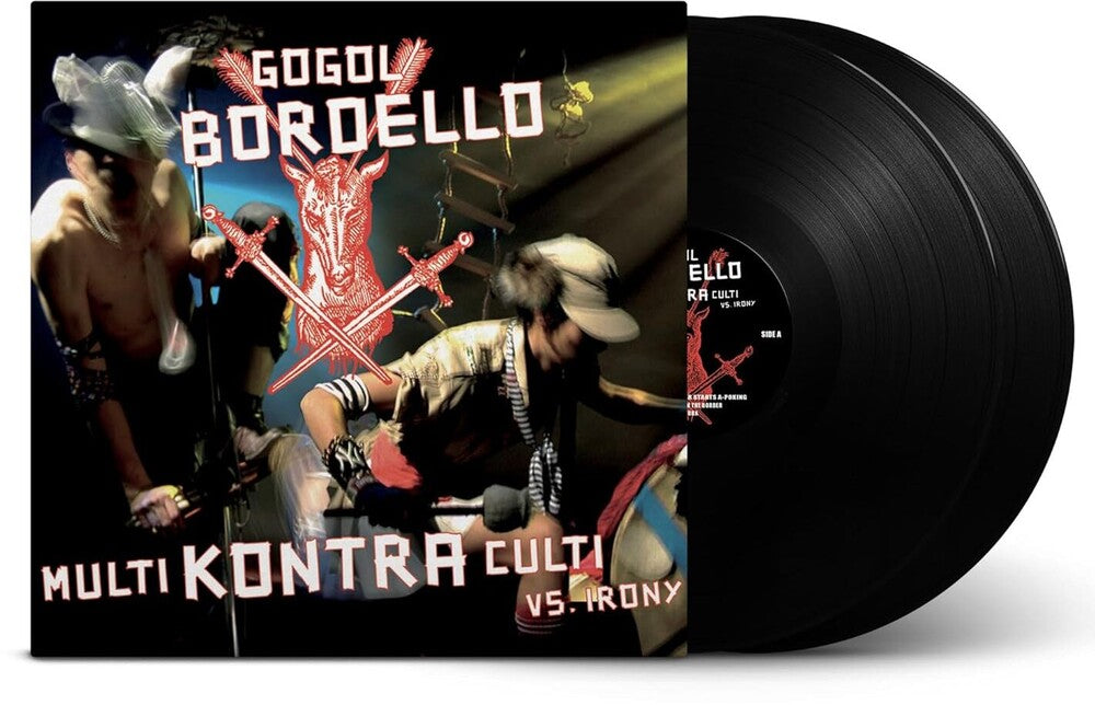 the album cover for Gogol Bordello - Multi Kontra Culti Vs Irony