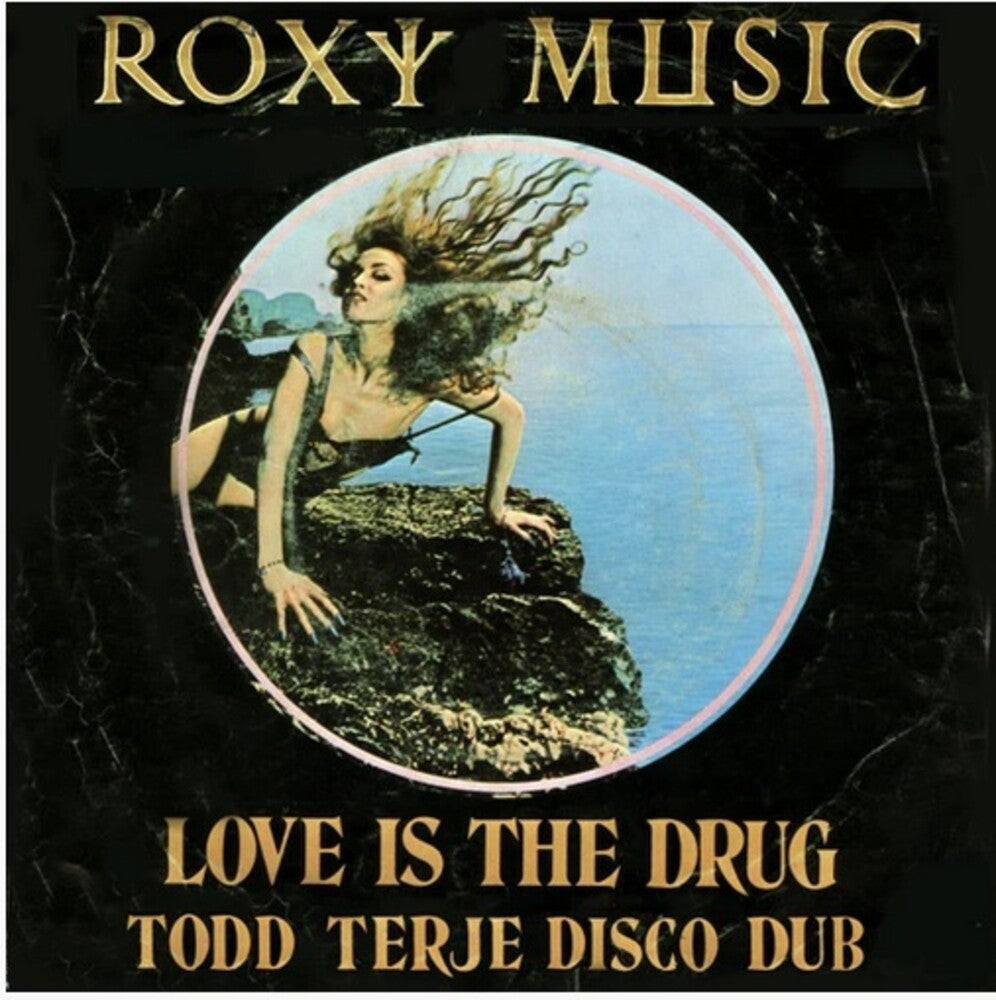 the album cover for Roxy Music - Love Is The Drug