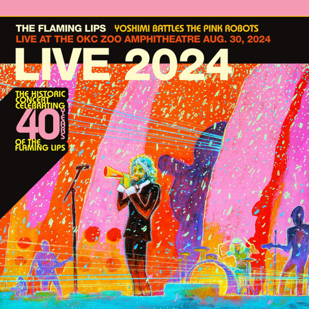 the album cover for Flaming Lips - Yoshimi Battles The Pink Robots Live At The Okc