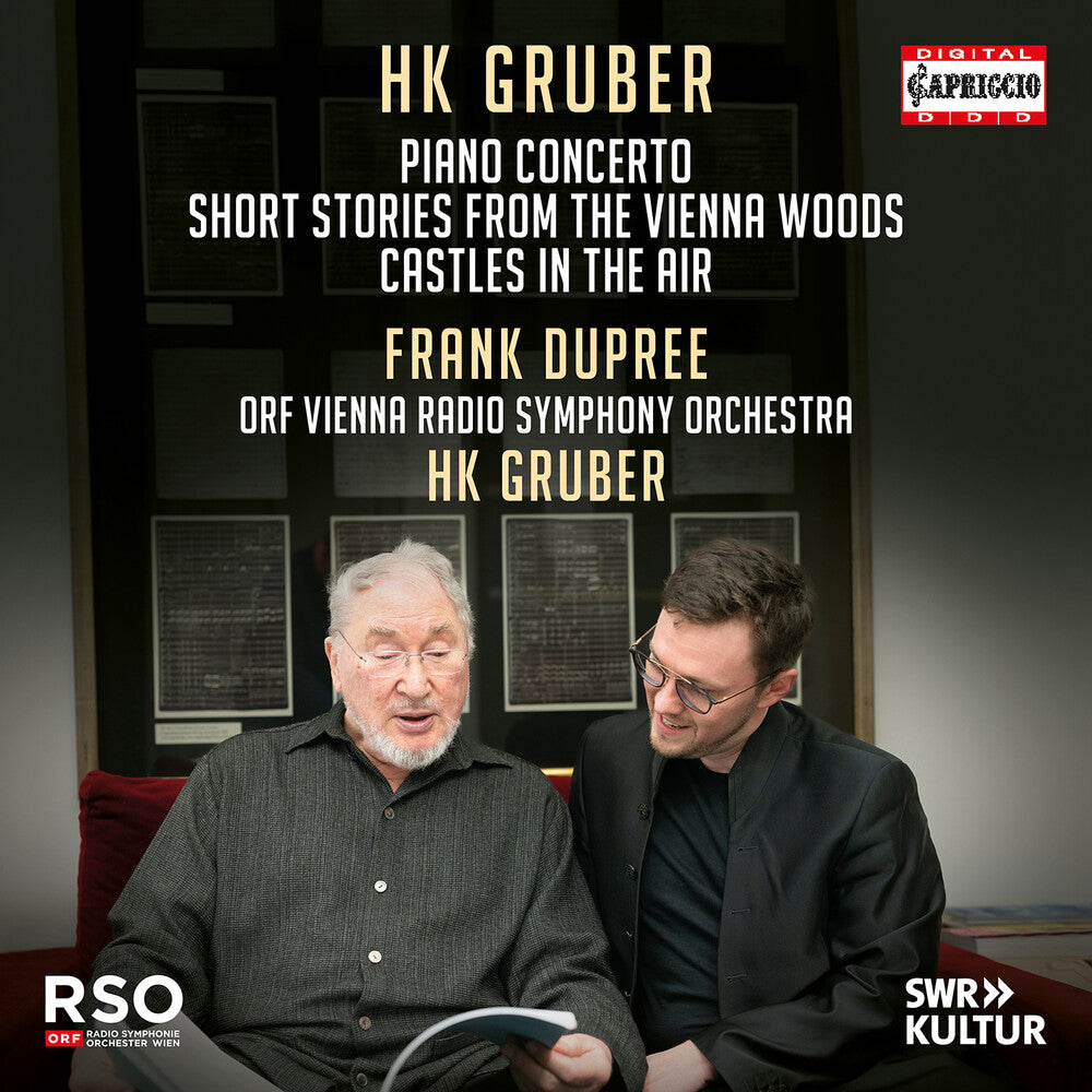 the album cover for Frank Dupree - Hk Gruber: Short Stories From The Vienna Woods Pno