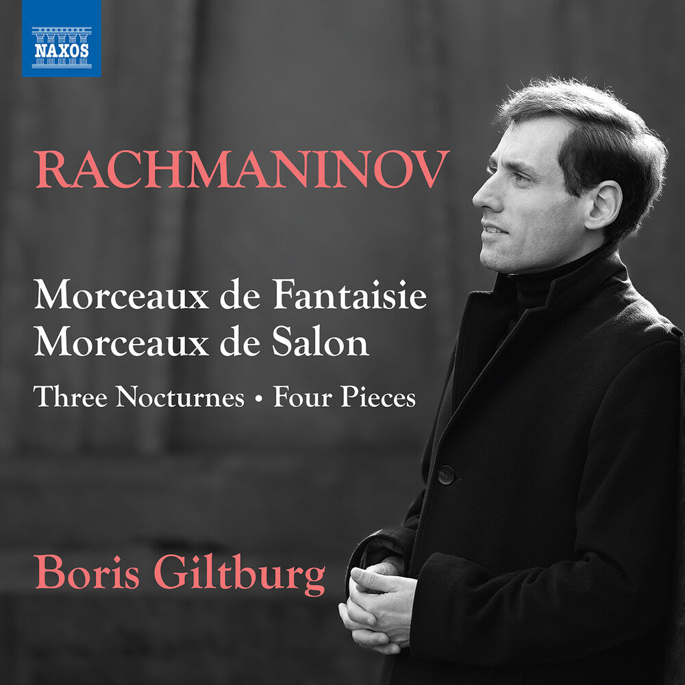 the album cover for Boris Giltburg - Rachmaninoff: Morceaux De Fantaisie Morceaux De