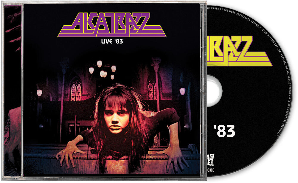 the album cover for Alcatrazz - Live '83