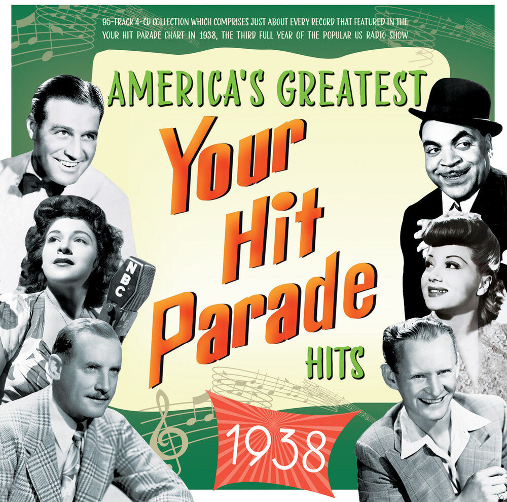 the album cover for America's Greatest Your Hit Parade Hits 1938 / Var - America's Greatest Your Hit Parade Hits 1938 / Var