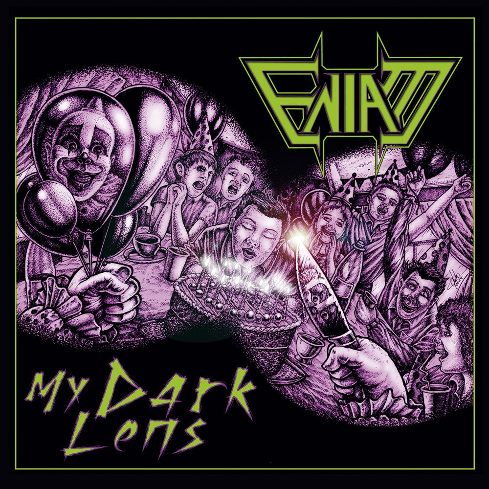 the album cover for Eniam - My Dark Lens